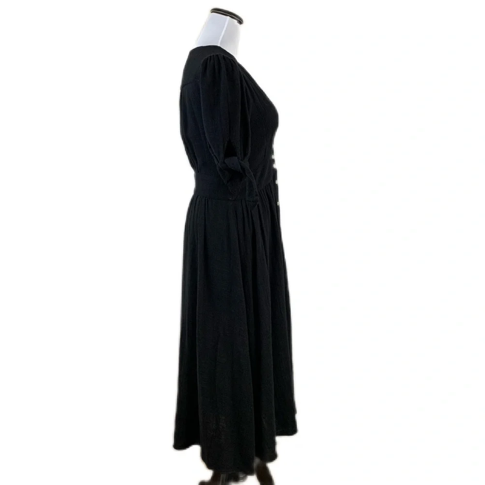 Free People SZ S Love Of My Life Black MIDI Dress - Picture 5 of 10